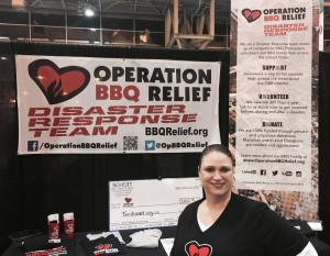 Today I am representing Operation BBQ Relief at HPBExpo.